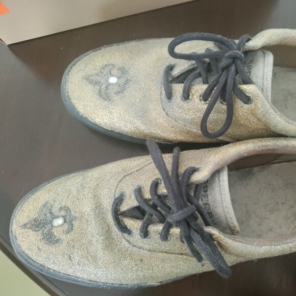 Speary Other - Saints Speary Sneakers, Size 11M, Men, Hand decorated